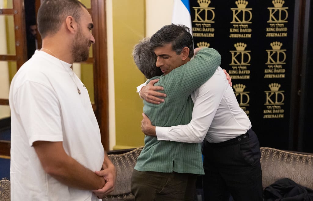 Rishi Sunak. Le déplacement du chef du gouvernement britannique en Israël.