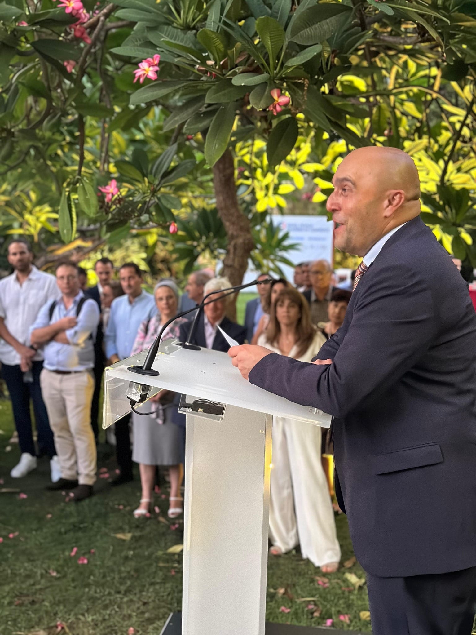 Réception en l’honneur de la Chambre de commerce et d’industrie Israël-France (CCIIF).