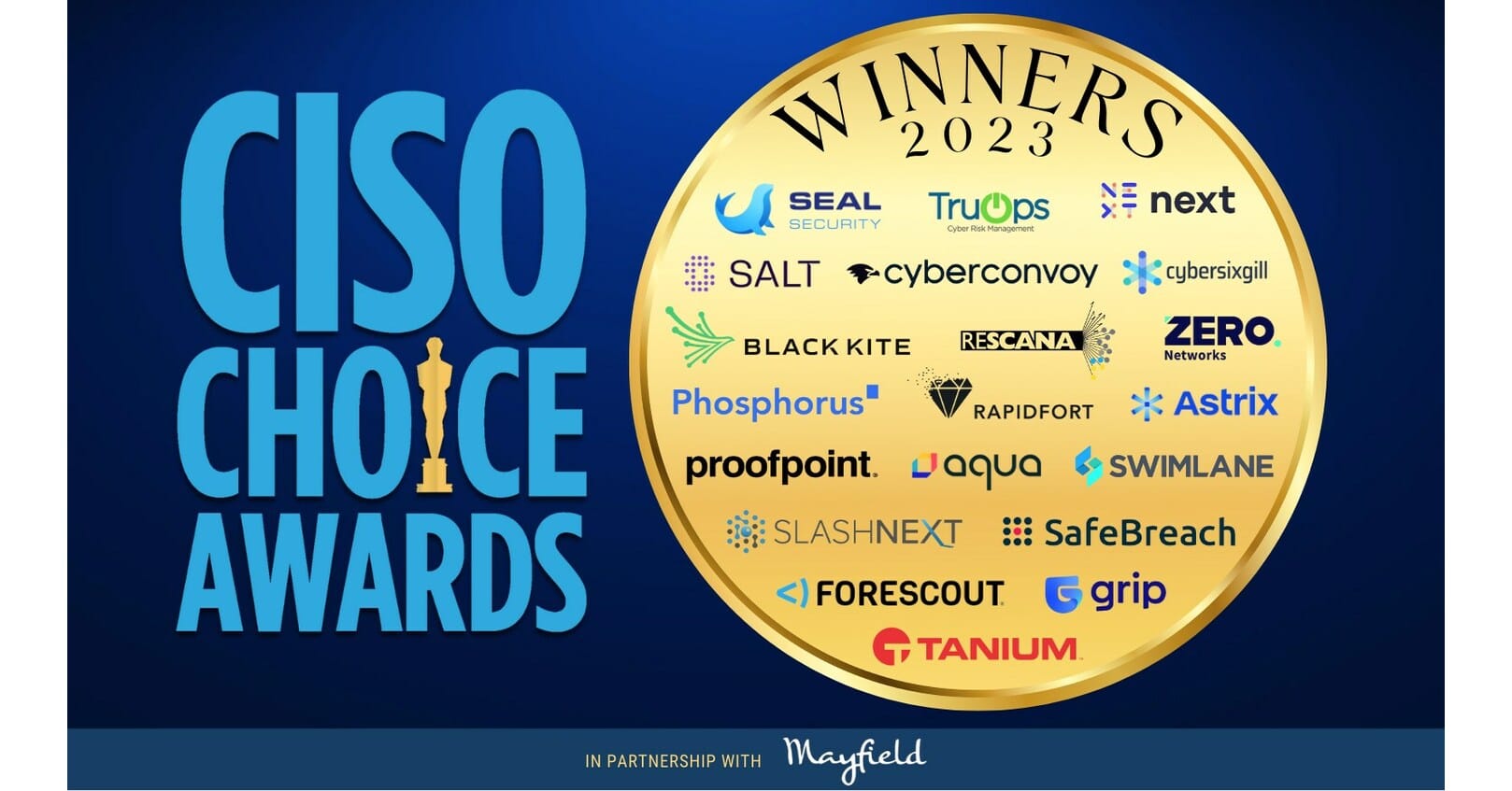 Seal Security emporte le prix CISO Choice Award 2023 pour la sécurité des applications.