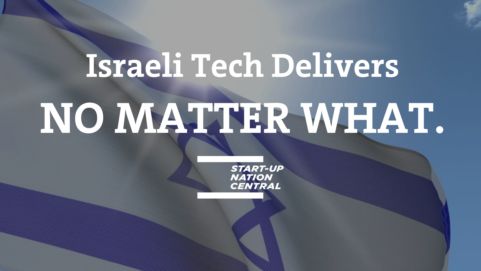 Nomatterwhat, la campagne de communication résiliente des startups d’Israël.