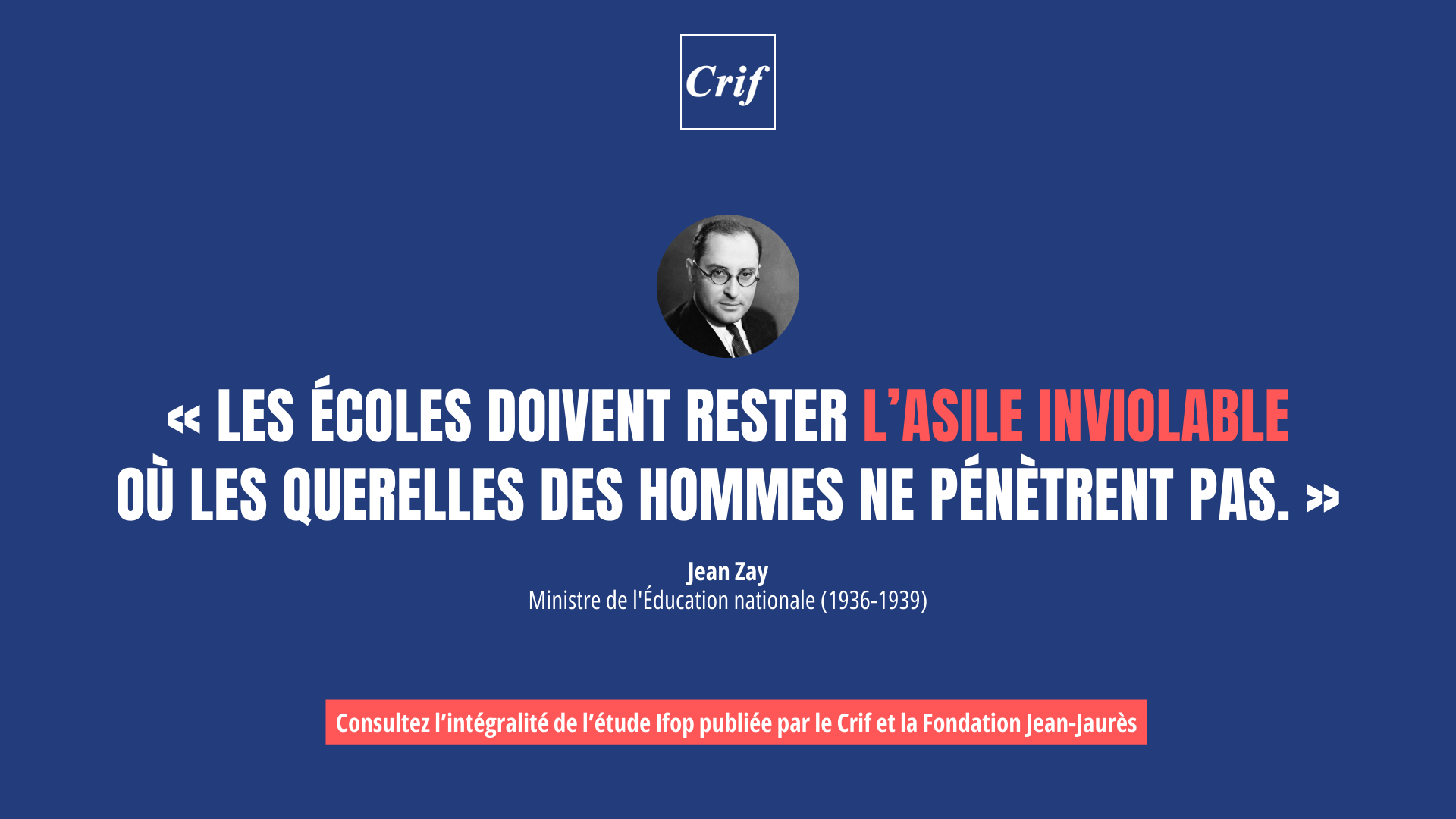Sortie de l’étude « L’école de la République française à l’épreuve de la montée de l’antisémitisme ».