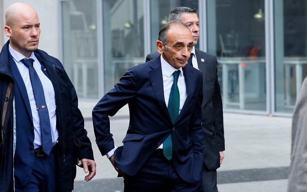 Éric Zemmour, dirigeant du parti Reconquête, victime d’antisémitisme.