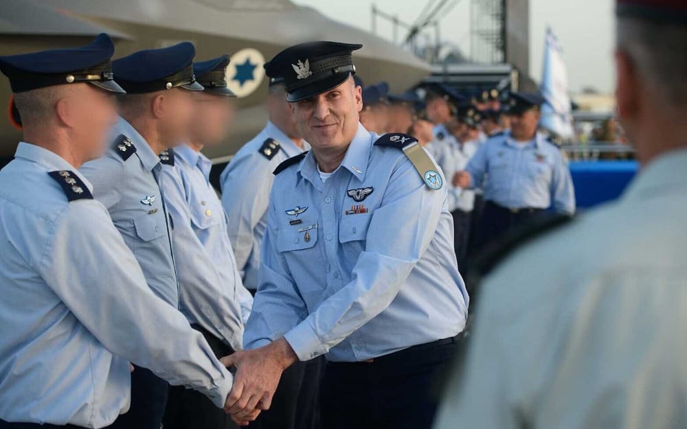Turbulences dans l’Armée de l’air. Le général de division Tomer Bar, le chef de l’armée de l’air israélienne.