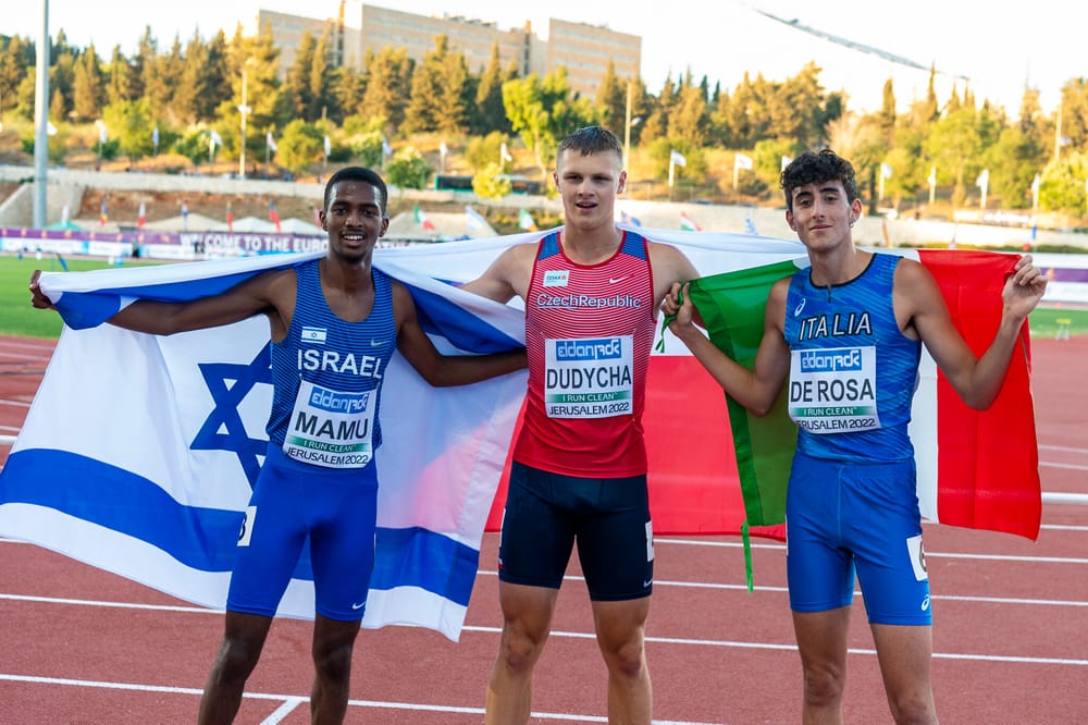 En Israël, Championnats d’Europe d’athlétisme des moins de 20 ans.