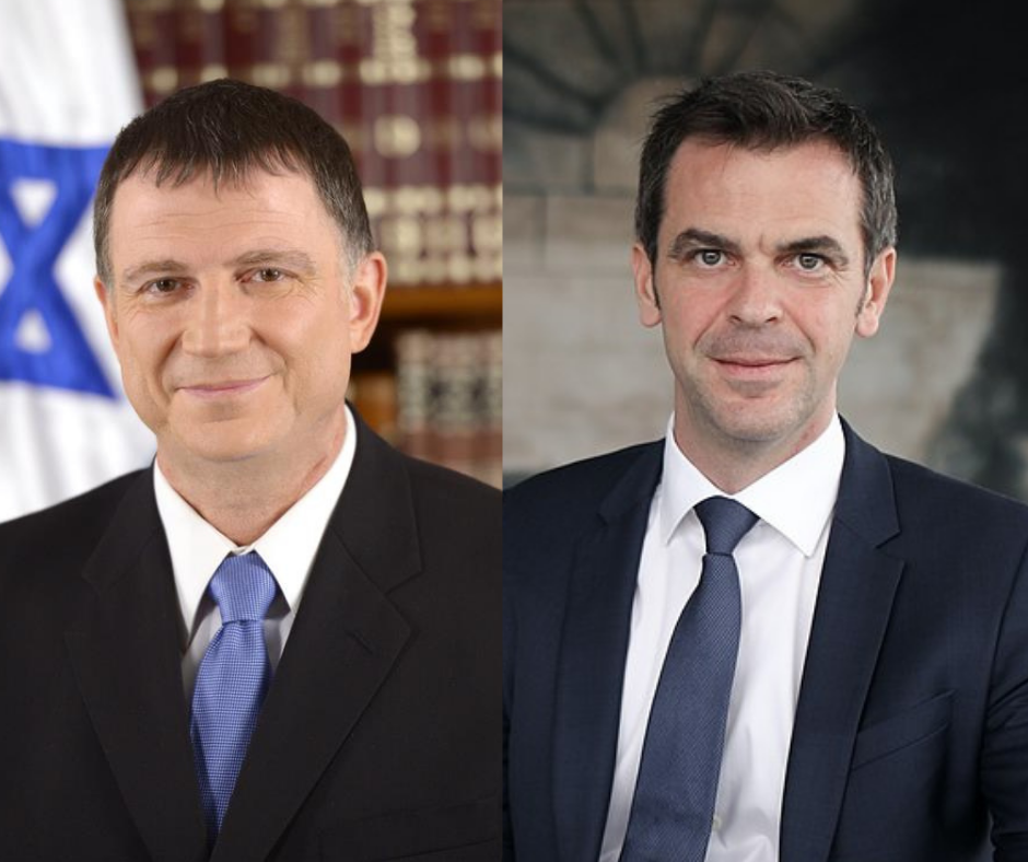 Santé France-Israël. Dialogue entre Olivier Véran et Yuli Edelstein.