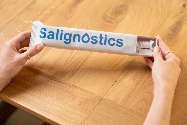 Salignostics, une start-up médicale israélienne. Test de grossesse salivaire.