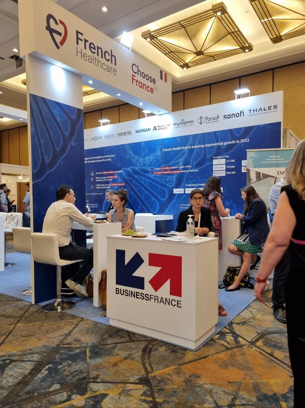 La Photo du Jour. Grand succès pour Business France à BioMed (Tel-Aviv).