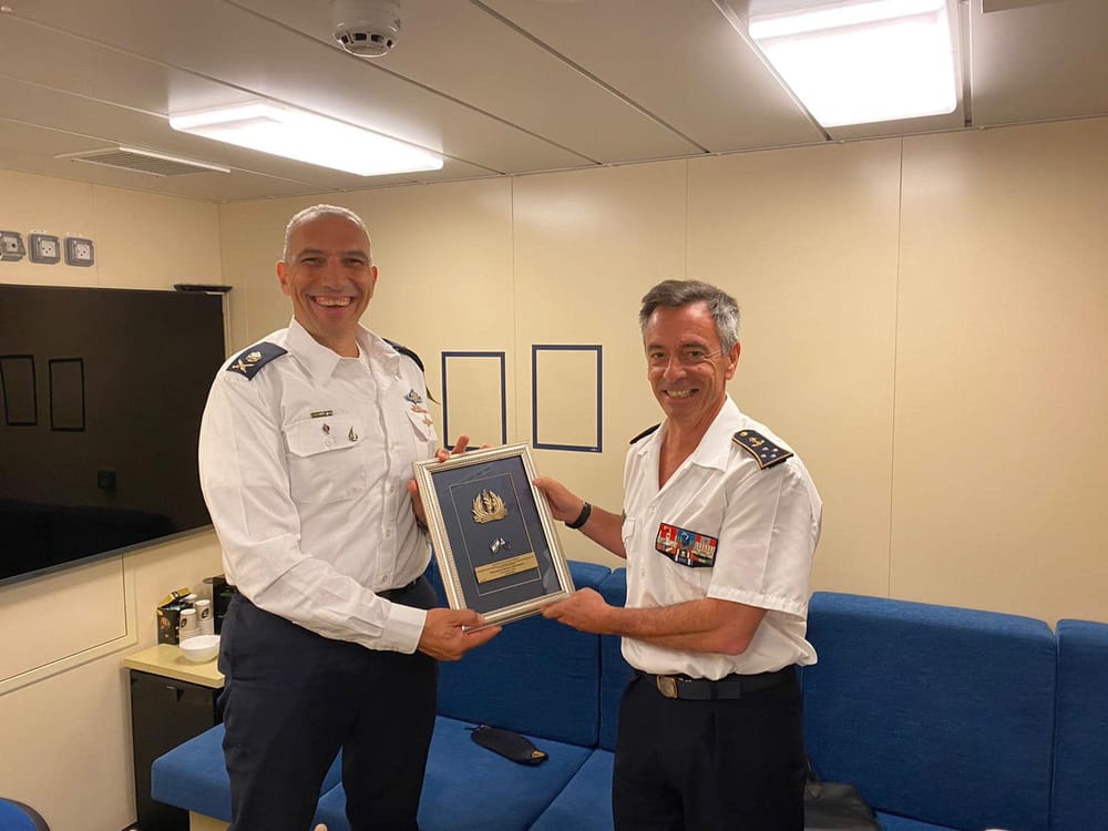 Coopération maritime. Le Vice-Amiral d’Escadre, Laurent Isnard, en Israël.