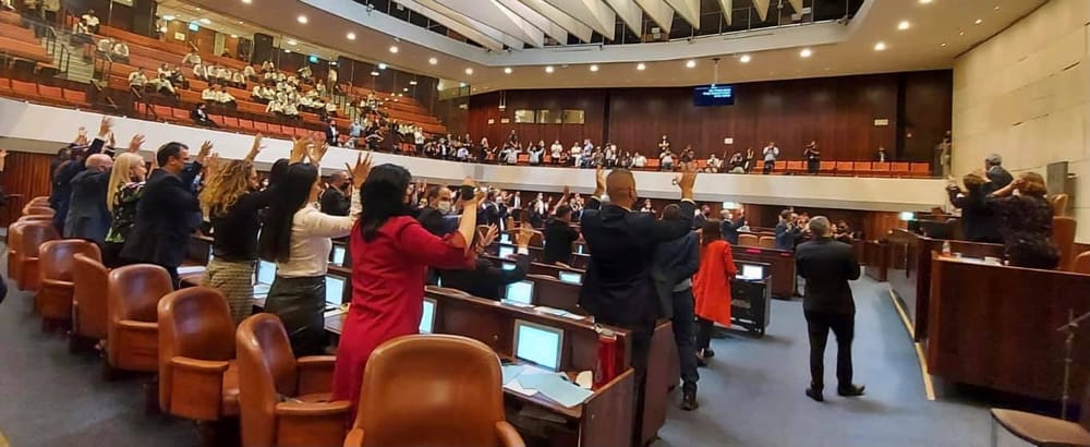 Un vrai moment de grâce dans l’enceinte de la Knesset (Parlement).