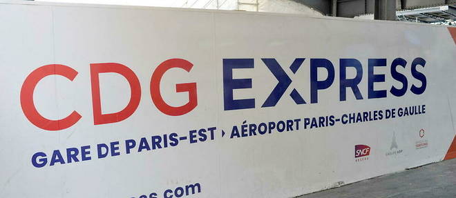 Fin de galère pour les touristes. Un train rapide CDG Express Paris/Roissy.