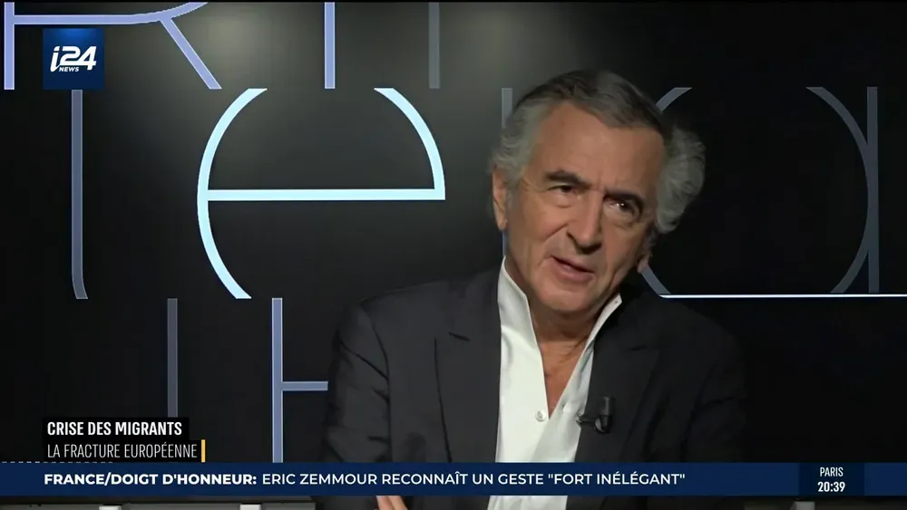 Bernard-Henri Levy au Festival du film juif de Jérusalem.