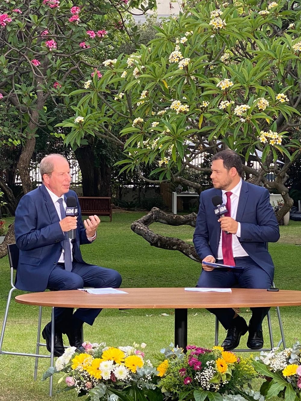 L’interview punchy de l’Ambassadeur de France, Eric Danon, par Benjamin Petrover (i24News).