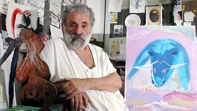 Menashe Kadishman, adoré par l’équipe d’IsraelValley, est l’ex-berger le plus connu au monde.