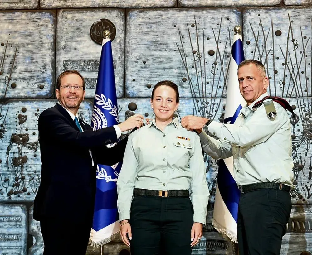 IsraelValley. La femme du Jour. Le lieutenant-colonel Naama Rosen Grimberg.