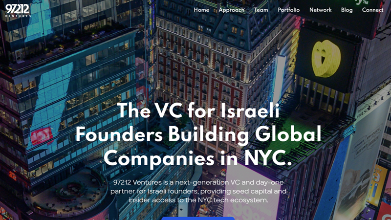 97212 Ventures favorise un accès privilégié à l’écosystème technologique de New York à Israël.