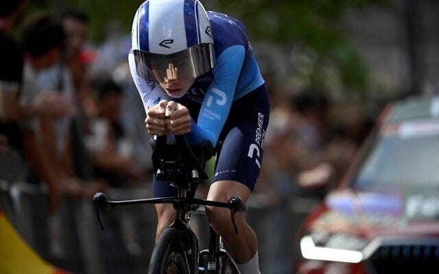Vuelta. Matthew Riccitello (Israel-Premier Tech), meilleur jeune coureur de la course.