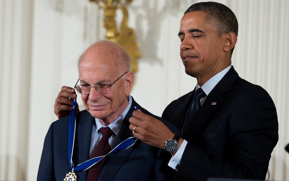 L’Homme du Jour. Le professeur Daniel Kahneman, lauréat du Prix Nobel.