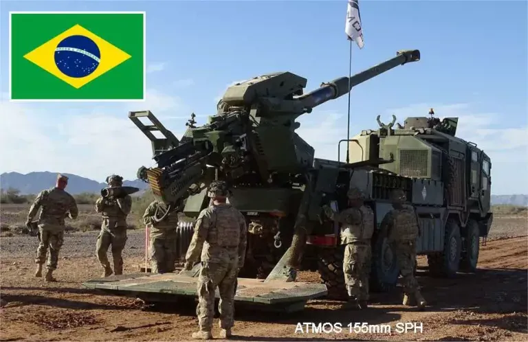 KNDS France conteste le choix de l’armée brésilienne en faveur de l’obusier israélien ATMOS devant la justice.