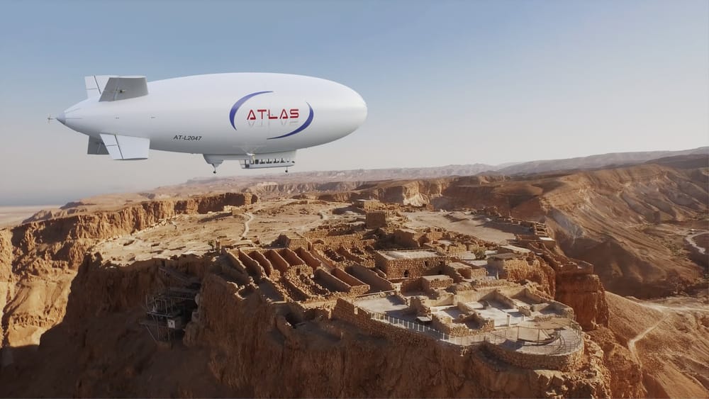 C’Israël. Le projet Atlant de dirigeables électriques de grandes capacités.