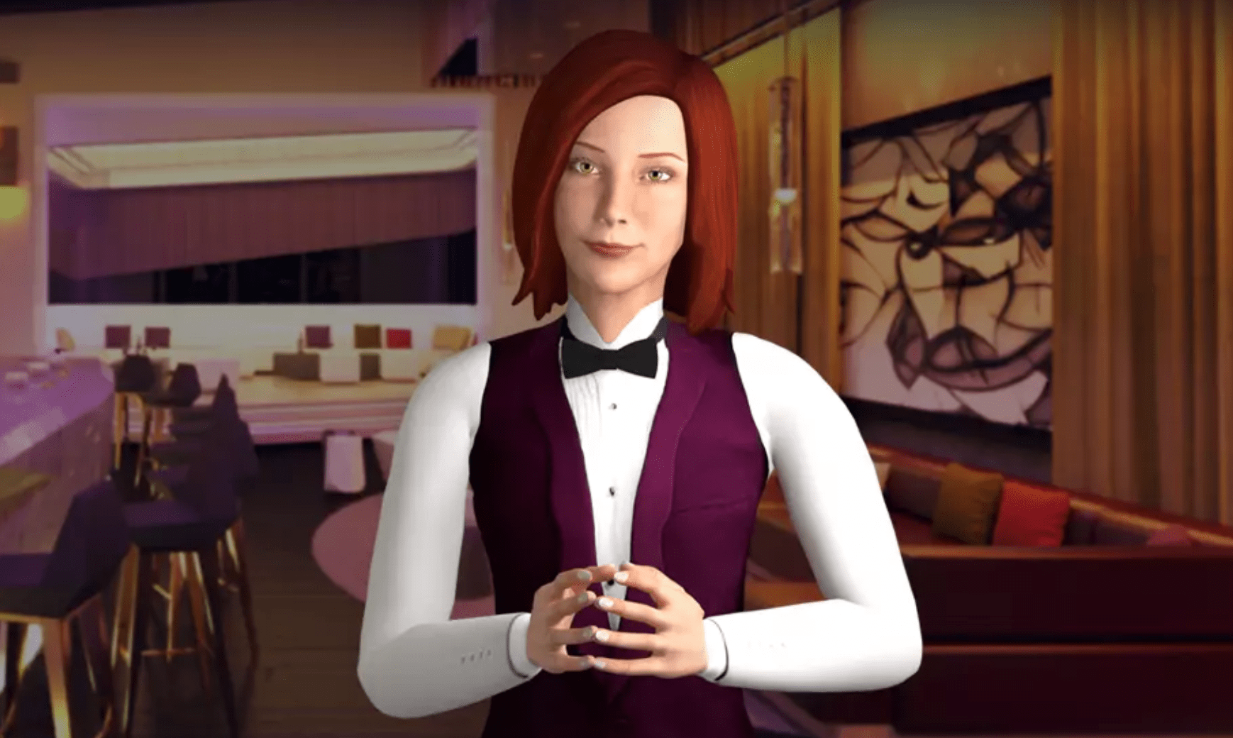 Cecilia la barmaid robotisée et intelligente qui vient d’Israël.