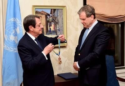 Chypre honore le Président du Comité juif américain, David Harris