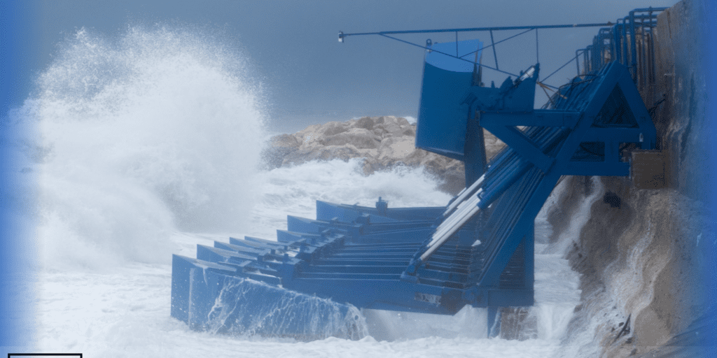 Eco Wave Power, EDF Renewables (Israël) lancent la 1ère centrale électrique à énergie houlomotrice d’Israël dans le port de Jaffa.