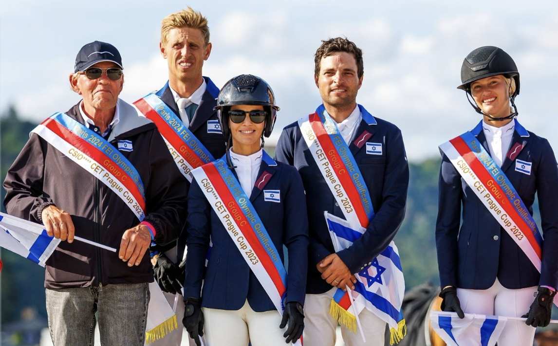 Les sportifs israéliens aux JO de Paris (numéro 3) : l’équipe de saut d’obstacles.