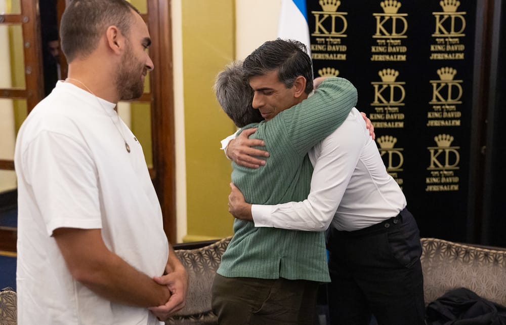 Rishi Sunak. Le déplacement du chef du gouvernement britannique en Israël.