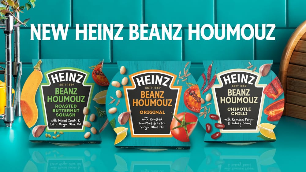 « Beanz Houmous » au piment et courge. Un super produit de Heinz inspiré par Tel-Aviv.