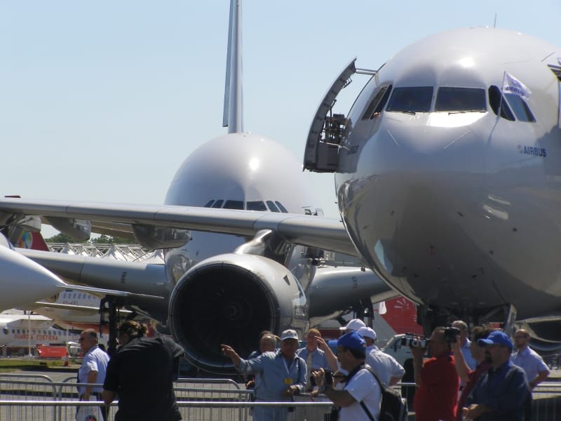 Le PDG de Rafael (Haïfa), Yoav Turgeman, au Salon aéronautique de Farnborough. Oublié l’histoire pitoyable d’Eurosatory.