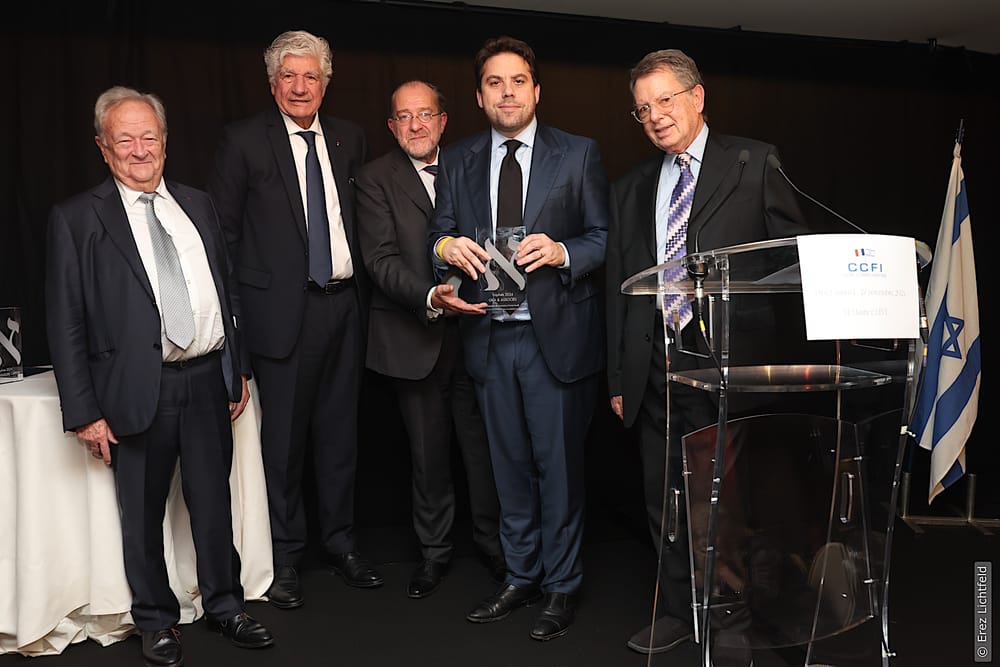 Gala CCFI France-Israël. En présence de Frédéric Journès. Maurice Lévy de Publicis, invité d’honneur.
