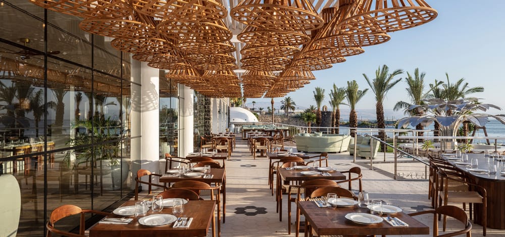 L’hôtel Galei Kinneret, une station balnéaire sur la mer de Galilée.
