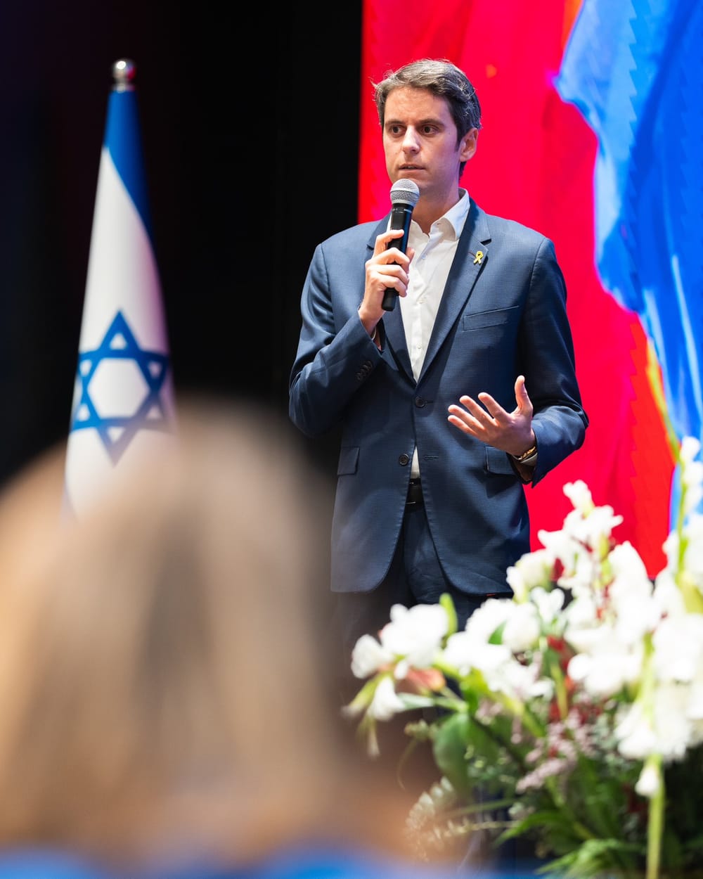 Gabriel Attal s’est rendu dans le sud à Kfar Azza et Reïm et dans le nord à Metula.