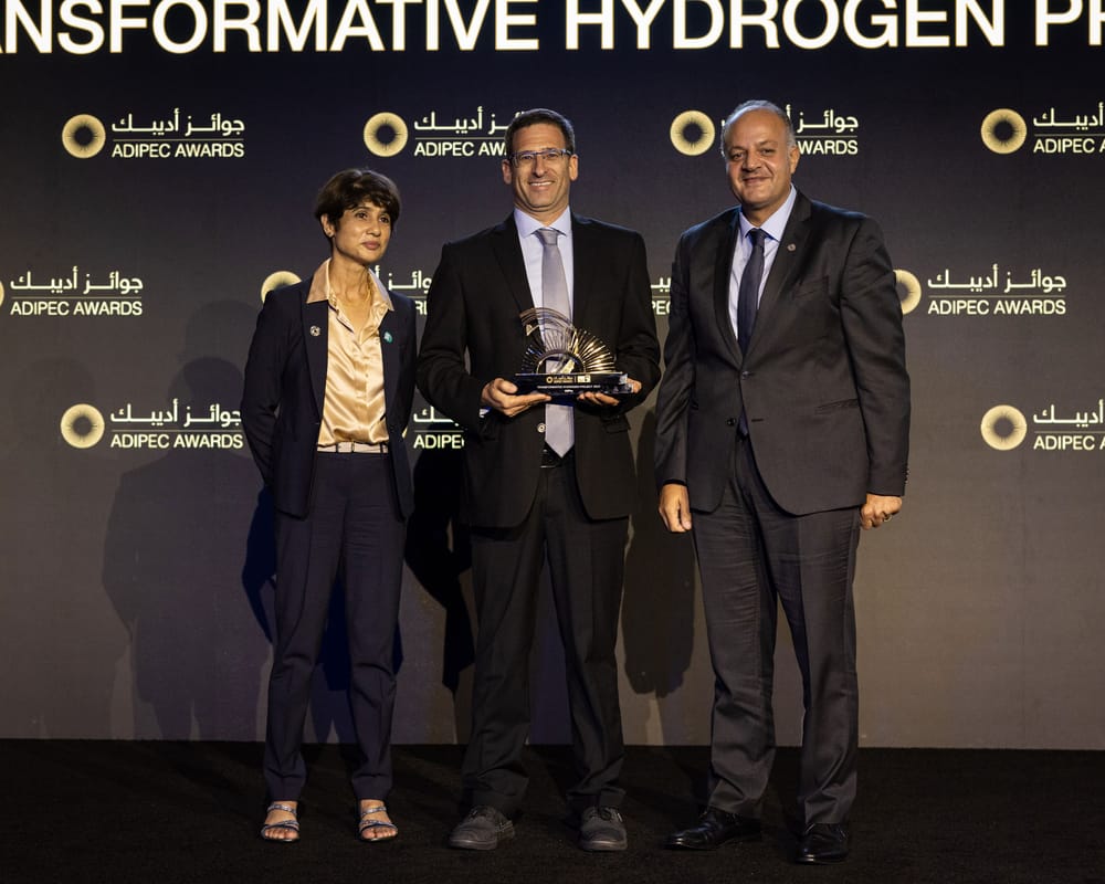 Israël récompensé aux ADIPEC Awards 2023 (Abu Dhabi) qui accélèrent la transition énergétique.