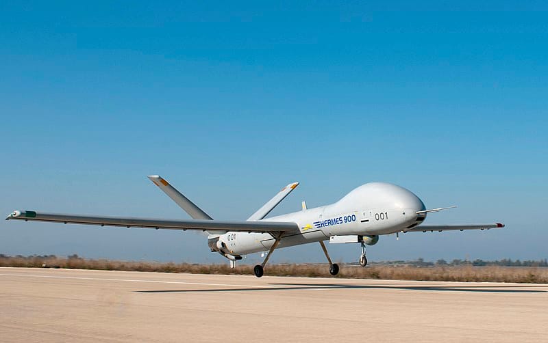 Développement du drone d’attaque de Tsahal Hermes 900.