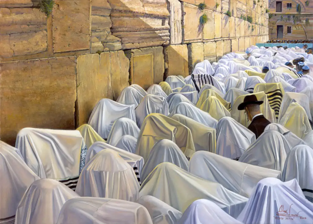 Le jour le plus émouvant en Israël. La « Birkat Cohanim », la bénédiction des prêtres, au Kotel.