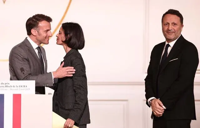 Remise du Prix Jean Pierre-Bloch par Emmanuel Macron, Président de la République