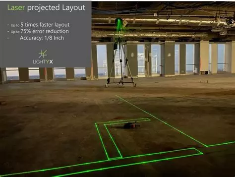 LightYX révolutionne l’agencement des bâtiments grâce à une technologie de précision laser avec le soutien de Saint Gobain.