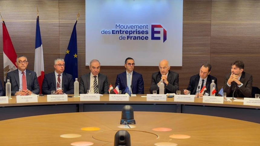 30 entreprises françaises conduites par le MEDEF étudient l’investissement en Egypte.