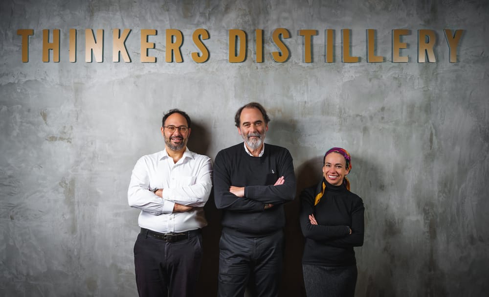 Sur le marché Mahane Yehuda de Jérusalem, la distillerie Thinkers.