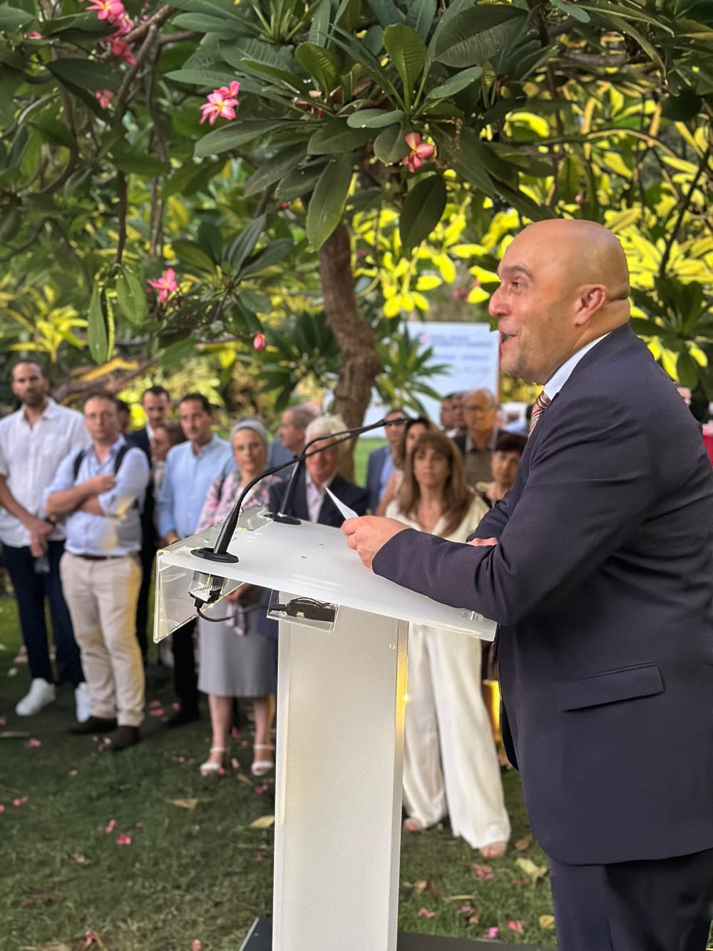 Réception en l’honneur de la Chambre de commerce et d’industrie Israël-France (CCIIF).