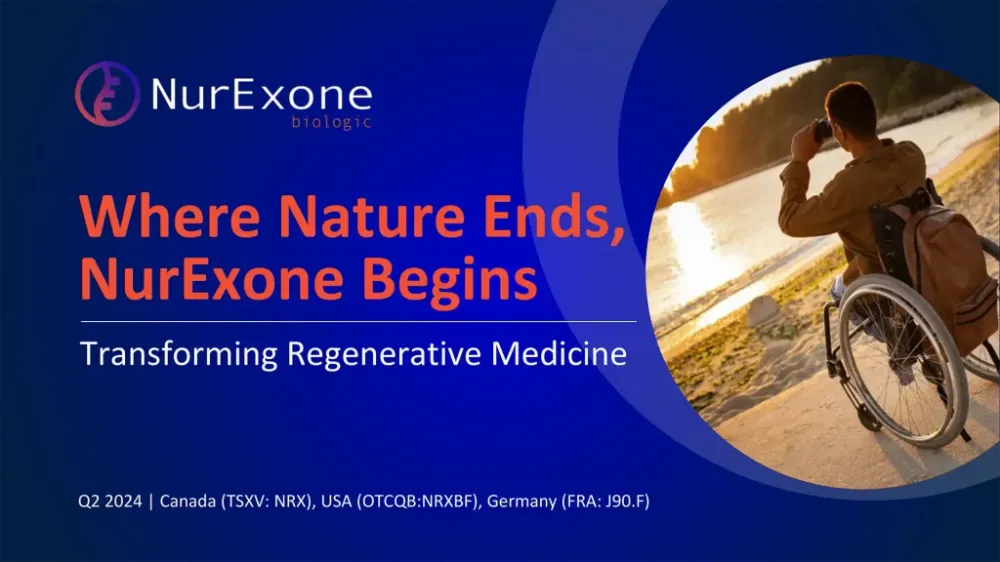 C’Israël. Les thérapies de médecine régénératrice de NurExone bientôt reconnues aux États-Unis.