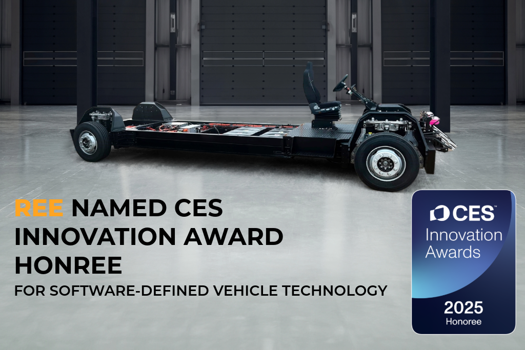 REE Automotive nommé lauréat du prix de l’innovation CES 2025 pour sa technologie des véhicules définis par logiciel.