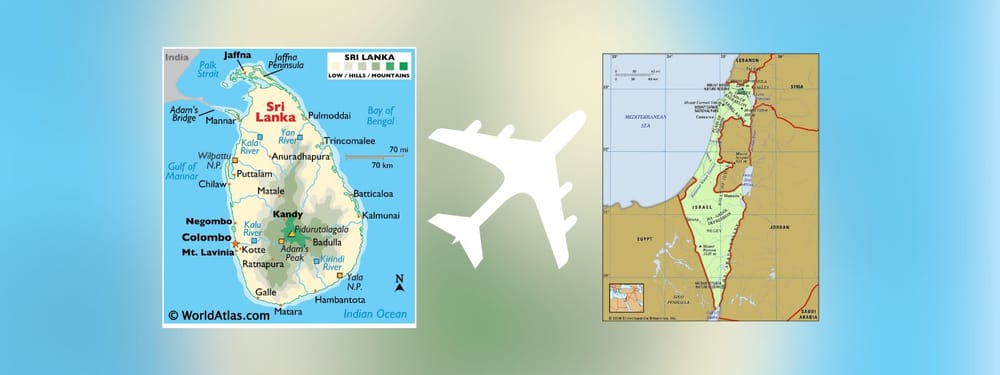 Début des vols directs entre le Sri Lanka et Israël.