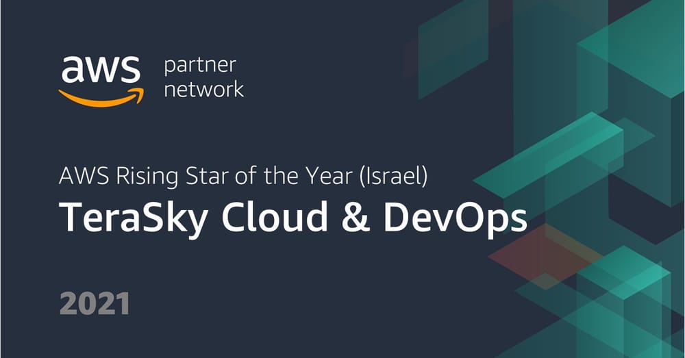 C’Israël. TeraSky remporte le prix partenaire AWS Rising star 2021 (Cloud Amazon).