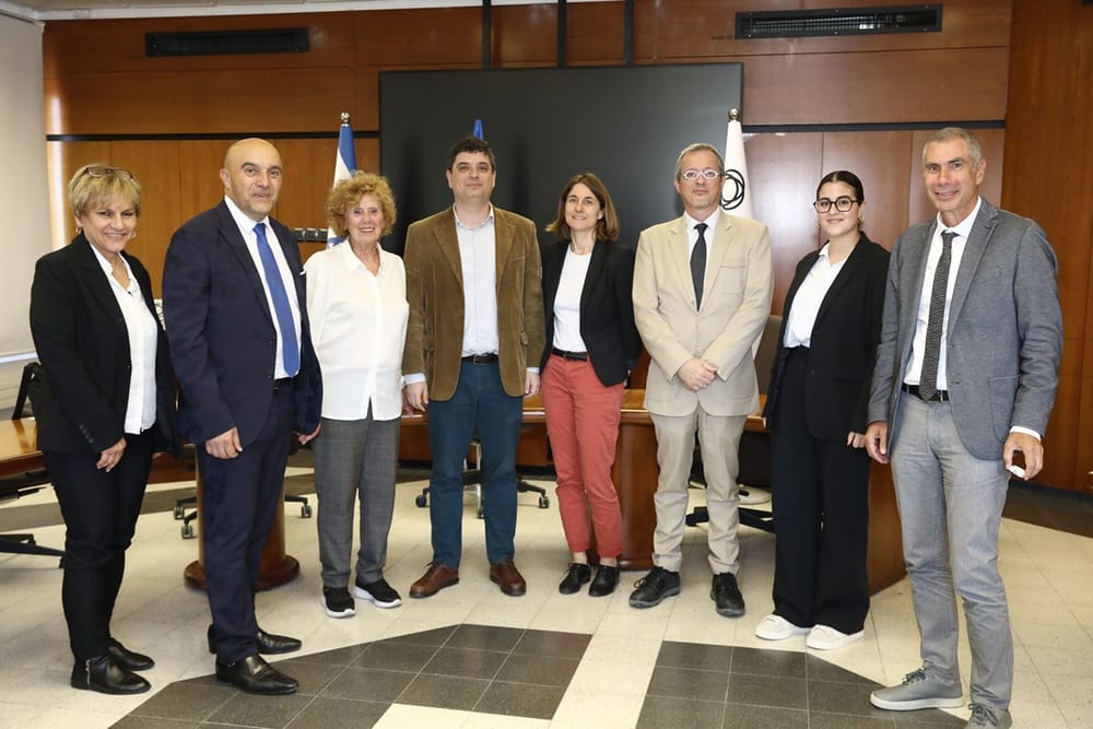 L’Ambassadeur de France en Israël, Frédéric Journès, à l’Université de Tel-Aviv.