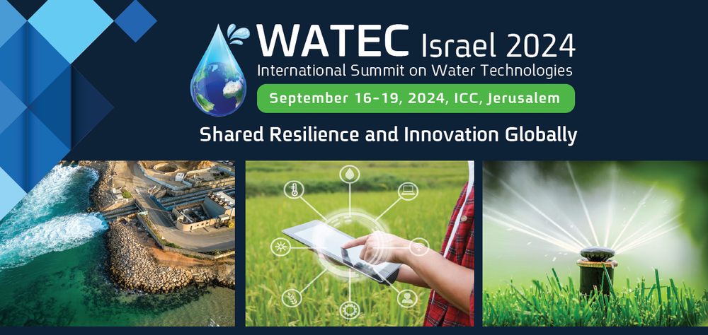 WATEC Israël 2024 : le sommet international sur les innovations technologies liées à l’eau.