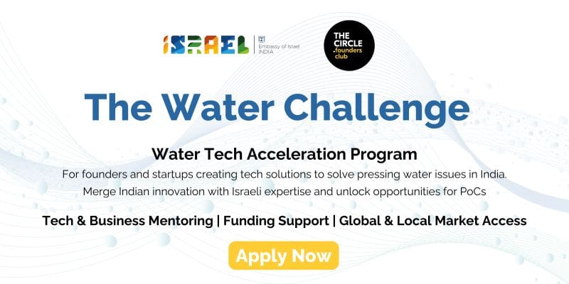Technologie de l’eau : une aide israélienne pour 10 start-ups indiennes.