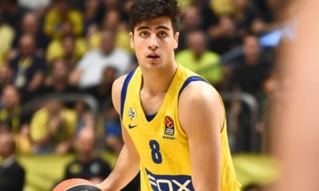 Sportif du Jour. Deni Avdija (2,05m) du Maccabi Tel-Aviv.