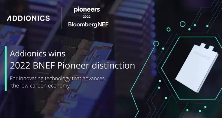 L’israélien Addionics nommé entreprise pionnière par Bloomberg New Energy Finance.